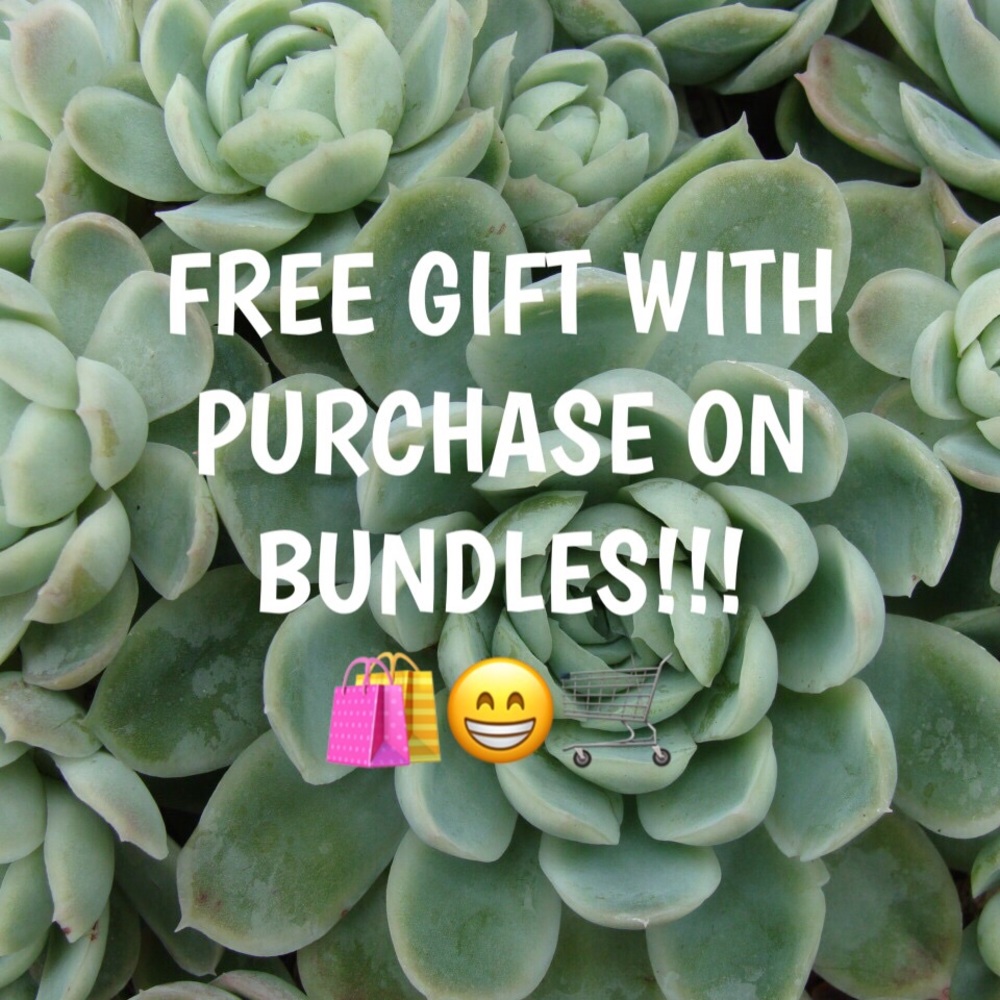 !!FREE GIFT WITH PURCHASE ON BUNDLES!!
